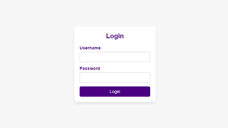 Login Page
